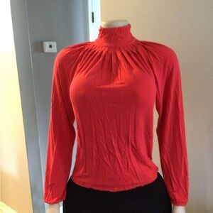 Mock Neck Blouse